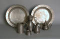 Group of Continental pewter