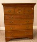 Queen Anne Carved Cherry Chest of Drawers