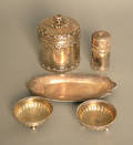 Group of Tiffany  Co sterling silver dresser articles