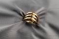 18kt Tricolor Gold Ring Bulgari Italy