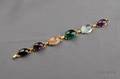 14kt Gold Gemset Gumdrop Bracelet