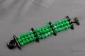 Jade Bead Onyx and Diamond Bracelet