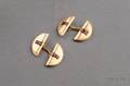 14kt Bicolor Gold and Ruby Cuff Links Cartier