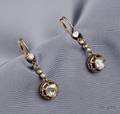 Rosecut Diamond Earpendants