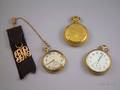 Two 14kt Gold Open Face Pocket Watches and a 18kt Gold Hunting Case Pocket Watch