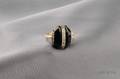 Onyx and Diamond Ring