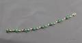 Platinum Diamond and Emerald Bracelet Oscar Heyman