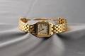 Gentlemans 18kt Gold Panthere Wristwatch Cartier