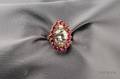 Antique 18kt Gold Diamond and Ruby Ring