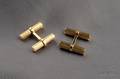 Gentlemans 14kt Gold Cuff Links