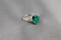 Art Deco Emerald and Diamond Ring Tiffany  Co