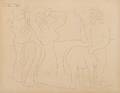 After Pablo Picasso Spanish 18811973 Two Images from MES DESSINS DANTIBES