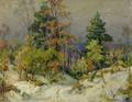 Charles Vermoskie American 19051991 Winter Landscape
