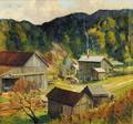 Roy Wilhelm American 18951954 Northern Ohio Farm Scene