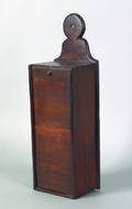 English mahogany pipe box 19th c
