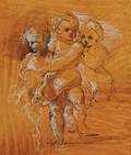 Louisa Anne Marchioness of Waterford British 18181891 Three Putti