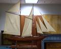 Wooden TwoMasted Sailing Ship Model