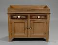Painted Pine Chestnut and Ash Dry Sink
