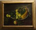 Framed Gregory McLoughlin Oil on Board Still Life Summer Apples