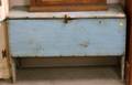 Small Bluepainted Pine SixBoard Blanket Box