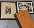 Lot of Three WPAEra Prints by Harry Hutchinson Shaw American 18971989