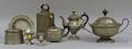 Eight Pieces of Assorted Pewter Tableware