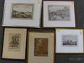 Lot of Eight Framed Prints and Works on Paper