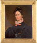 American oil on canvas portrait of a woman ca 1830