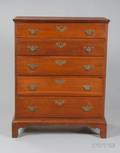 Cherry FiveDrawer Chest on Frame