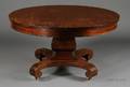 Classicalstyle Mahogany Circular Extension Dining Table