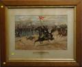 Oak Framed Louis Prang Chromolithograph Sheridans Ride October 19 1864