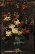 Manner of Nicolaes van Veerendael Flemish 16401691 Flowers