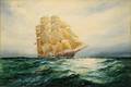 William Minshall Birchall American 18841941 An American Clipper