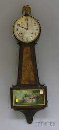 Mahogany Banjo Clock by Gilbert