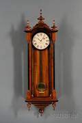 Miniature Walnut Reproduction E Howard No 59 Wall Clock by Foster S Campos