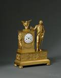 Neoclassical Ormolu French Mantel Clock for the American Market