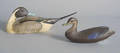 Two miniature duck decoys