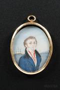 Portrait Miniature of a Sea Captain