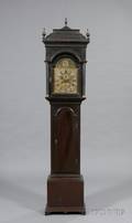 Walnut Queen Anne Tall Clock