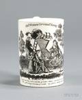 Transfer Decorated Mug Depicting Old Women Ground Young