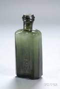 Olive Green L COVERTS BALM OF LIFE Glass Medicine Bottle
