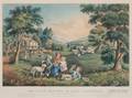 Currier  Ives publishers American 18571907 The Four Seasons of Life Childhood