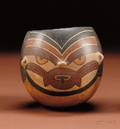 PreColumbian Polychrome Pottery Bowl