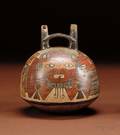 PreColumbian Polychrome Pottery Vessel