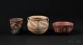 Three PreColumbian Painted Pottery Bowls