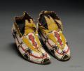 Central Plains Beaded Hide Moccasins
