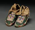 Central Plains Beaded Hide Moccasins