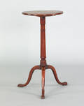 Chippendale cherry candlestand