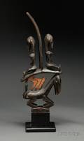 African Carved Wood Dance Crest