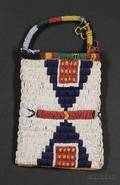 Central Plains Beaded Hide Pouch